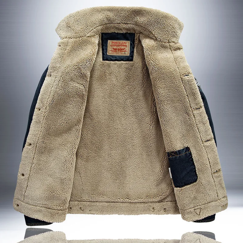 

MEN'S Denim Jacket Winter Style Thick Large Size Field Jacket Men'S Wear AliExpress