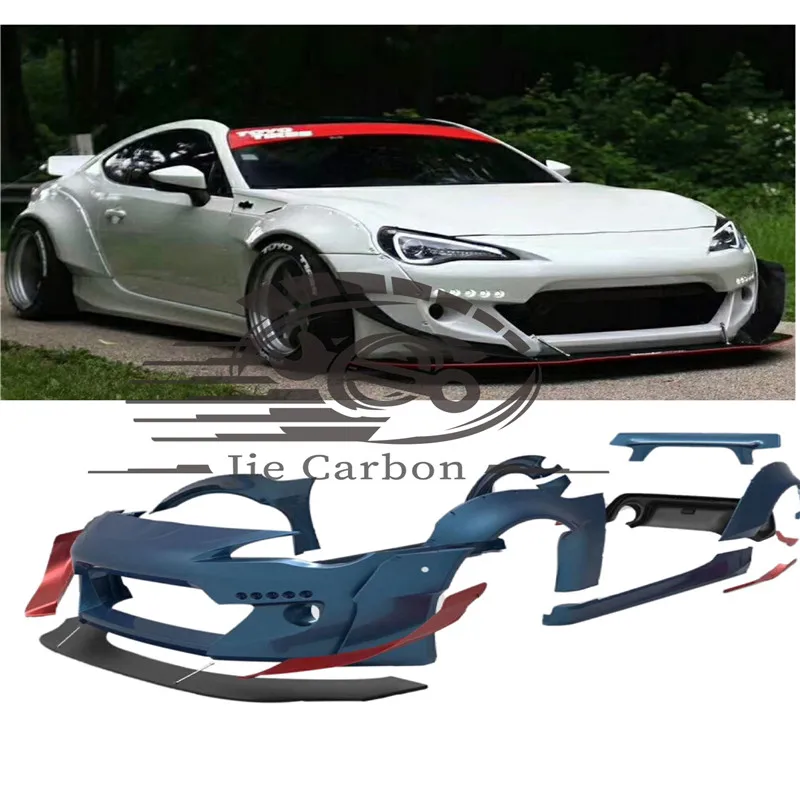 

Car-Styling Fiber Glass FRP Car Bodykits Fit For GT86 FT86 ZN6 FRS BRZ ZC6 GRD X RB Ver.2 Style Body Kit Bumper Fender