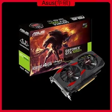 ASUS-tarjeta gráfica CERBERUS-GTX1050TI-A4G, Cerberus GeForce®GTX 1050 Ti edición avanzada 4GB GDDR5 de tarjeta de Video