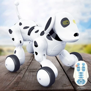

New Electronic Pets RC Robot Dogs Stand Walk Cute Interactive Intelligent Dog Robot Toy Smart Wireless Electric Toys For Kids