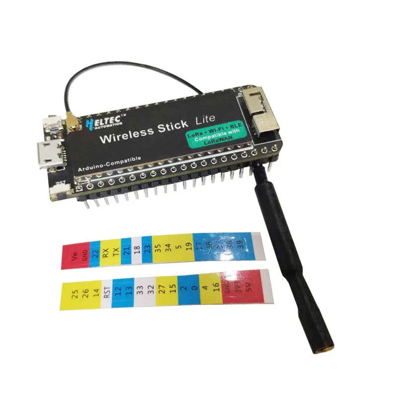 Макетная плата esp32 lora/433/470 510/868/915Hz SX1276 ESP32 PICO D4 LoRa Wireless Stick lite|Демонстрационные