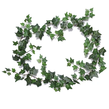 

2M Lifelike Greenery Backdrop Simulation Rattan Leaf Home Garden Decoration Simulation Rattan Wall Decoration