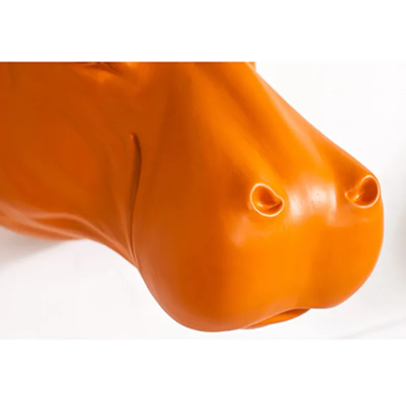 Европейский стиль носорог Бегемот животное голова Смола ваза креативная гостиная настенные вешалки Гидропонные установки цветочный горшок X2913