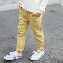 Детская одежда Для мужчин ребенка штаны Осень Мальчики Повседневное детские штаны верхняя одежда ку bao Повседневное штаны модная одежда