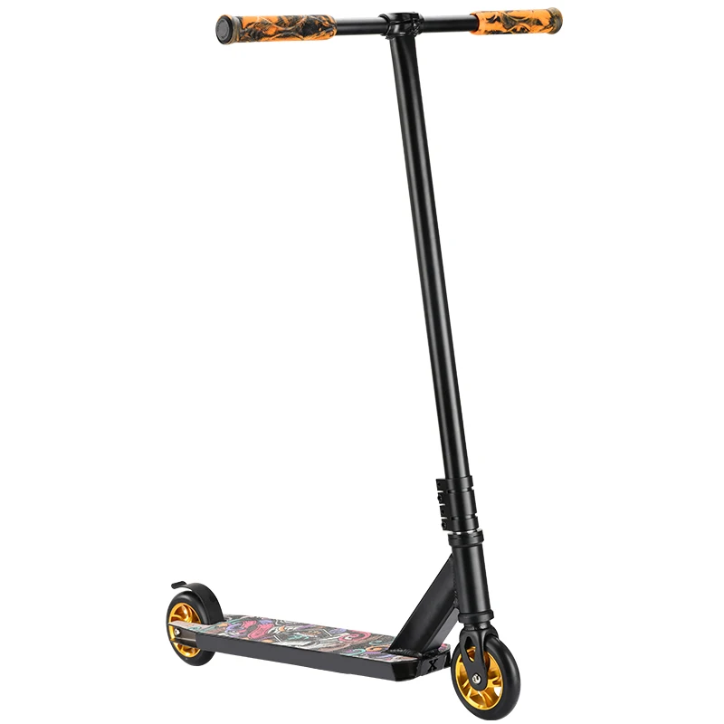 Adult street car two-wheel professional extreme scooter competitive stunt car combination