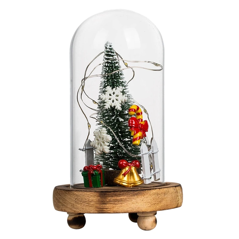 

Promotion! Led Ornaments Decoration for Home Mini LED Lanterns Lamp Lights DIY Miniature Christmas Tree