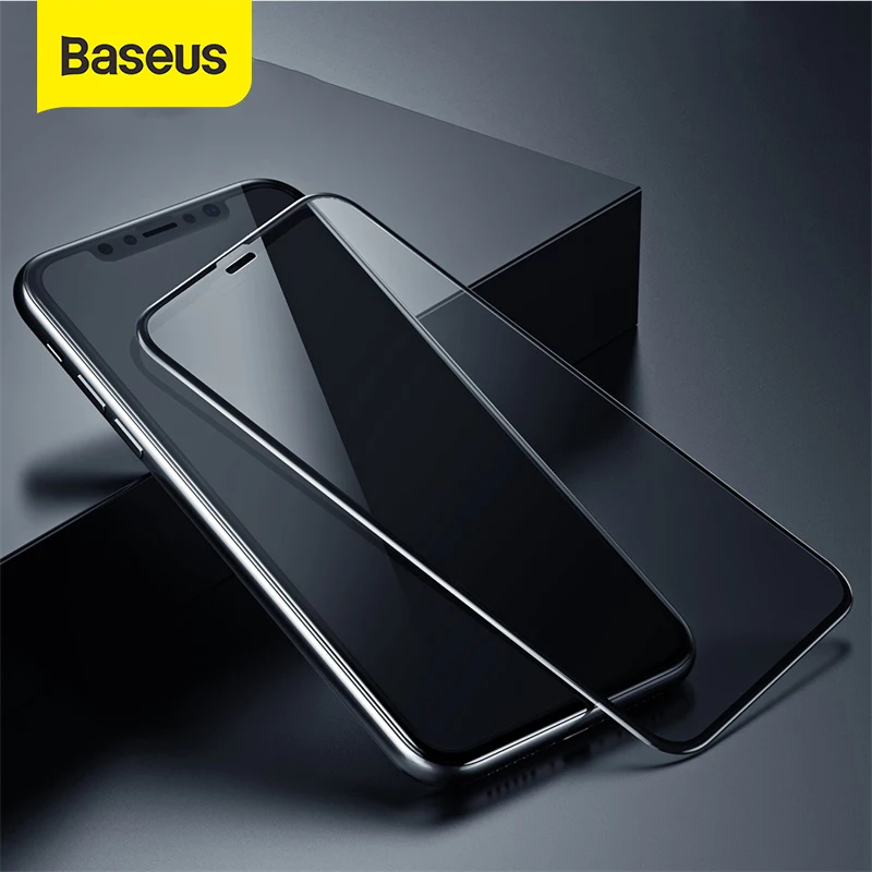 

Baseus 0.23mm Ultra-thin Anti-spy Screen Protector for iPhone 11 Pro MAX Tempered Glass Full Coverage Film Case for iPhone 11