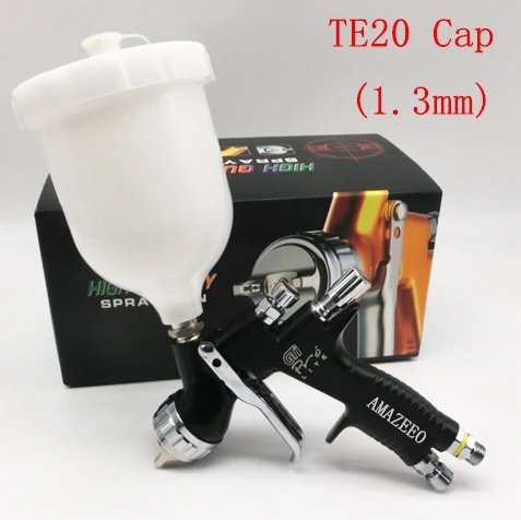 TE20 1.3mm Высокое качество, профессиональный Gti pro lite, золотой краскопульт TE20/T110, 1,3 мм, сопло, распылитель, краскопульт, Воздушный Распылитель на водной основе - Цвет: TE20 1.3mm
