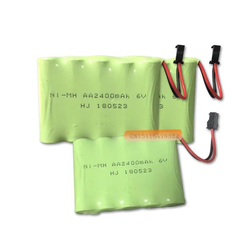6V 2400mAh пульт дистанционного управления игрушка электрическое освещение Безопасность Оборудование 5* AA Ni-MH батареи для радиоуправляемых игрушек группа