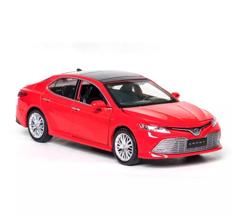 

1: 32 Simulation 8th Generation Toyota Camry Alloy Car Model Decoration Children's Toy Birthday New Year Christmas Gift Red