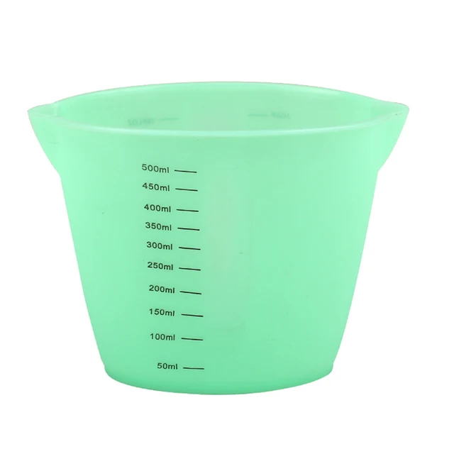 250/500 Ml Szilikon Mérő Csésze Tiszta Méretarány Mérése Kancsó Főző Konyhai Pékség Sütőipari Folyékony Mérőedény - Image 2