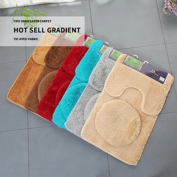 

2/3Pcs/set Bathroom Mat Set Plush Anti-Slip Kitchen Bath Mat Carpet Bathroom Toliet Rug Washable Tapete Banheiro