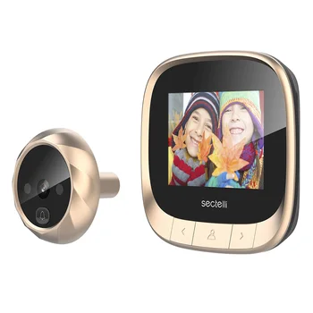 

2.4 Inch Home Visible Cat Eye Doorbell Smart HD Voice Phone Intercom Video Anti-Theft Doorbell Household Electronic Camera