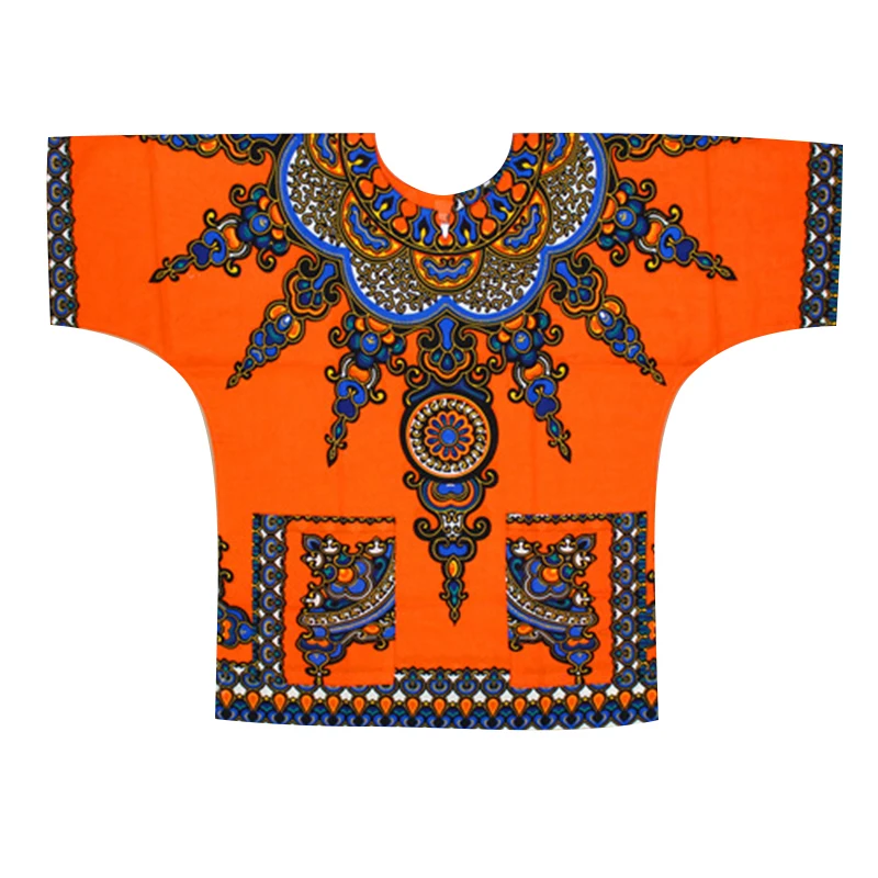 (Fast shipping) New fashion design african traditional printed 100% cotton Dashiki T-shirts for unisex (MADE IN THAILAND) african suit Africa Clothing