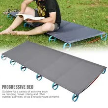 Сверхлегкая складная кровать, походная кроватка, портативная компактная кровать для путешествий на открытом воздухе, база для кемпинга, походов, альпинизма, кемпинга, кроватка