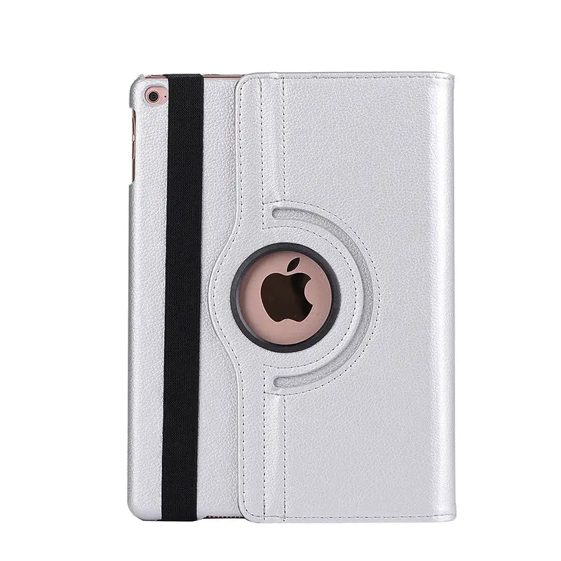 Умный чехол для iPad 10,2 чехол для Apple iPad 7th Generation A2200 A2198 A2232 Funda 360 градусов вращающийся стенд Корпус+ подарок - Цвет: Silver