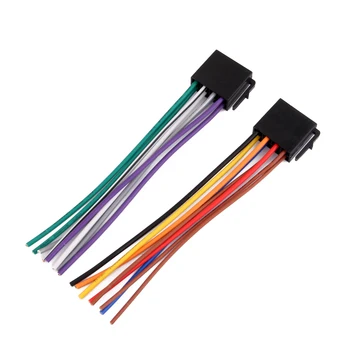 

2PCS CAR RADIO STEREO CD PLAYER WIRING HARNESS ADAPTER CABLE FOR