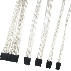 ATX EPS процессор 8PIN Женский Мужской 4 + 4Pin 18AWG PSU удлинитель кабеля питания кабель с красные, синие Черный Зеленый Оранжевый Sleeving