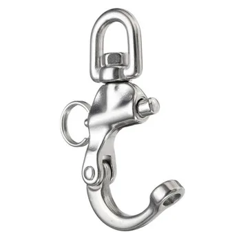

70mm Swivel Snap Shackle High hardness Accessory Universal Hook Hardware 316 Stainless Steel Bail High Quality New