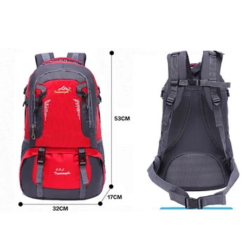 

2020 Outdoor Mountaineering bag Large Capacity 40-60 liter Travel bag Unisex Backpack sports Wear-resistant and Waterproof