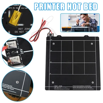

3D Printer Magnetic Heated Bed Heat Resistant 24V 3D Printer Parts for Ender-3 FKU66