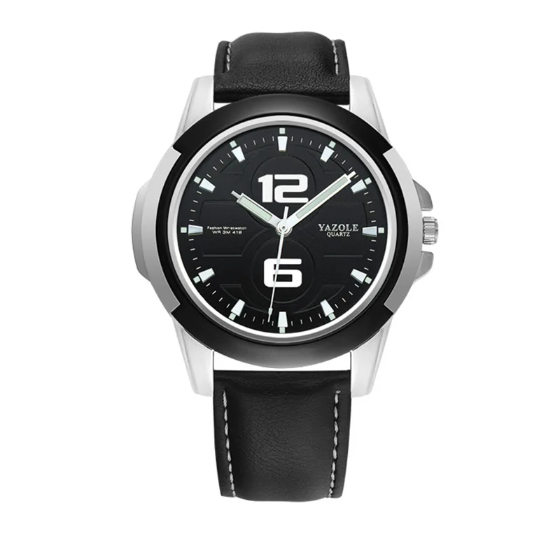 

Foreign Trade Simple Korean-style Large Dial Business Fashion MEN'S Watch Night Light Watch Versatile Men Watch a Generation of