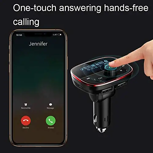 Автомобильный MP3 плеер передатчик 1 77 дюймов ЖК дисплей Bluetooth fm Hands Free вольтметр