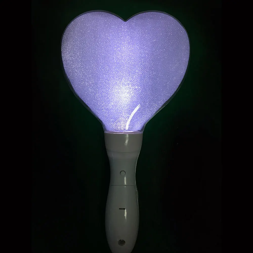 Durable Creative Concerts Heart Shape Night Wedding Toy LED Glow Stick Glowing Colorfull Birthday Event Luminous Glo-Sticks Bar