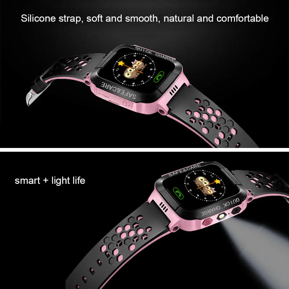 Kind Anti-verloren Smart Uhr Sicher GPS Tracker SOS Anruf GSM SIM Armband Smart Positionierung Fit