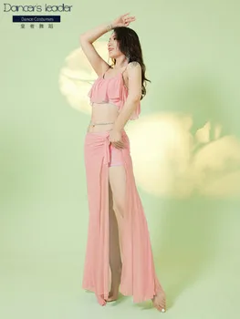 

2020 new summer belly dance costume female suit exercise suit sexy performance costume oriental dance suit