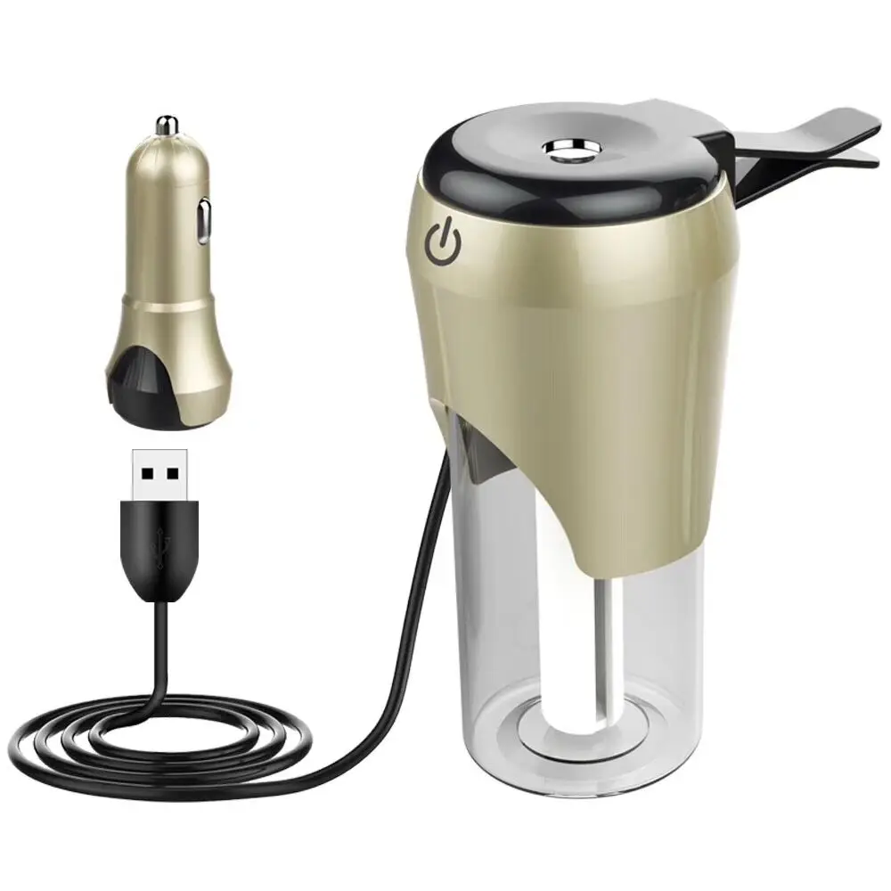 

GRTCO Car Aroma Diffuser Humidifier Portable Mini Car Aromatherapy Humidifier Air Diffuser Purifier Mist Maker Steamer 50ml