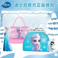 

Disney Frozen Shoulder Bag For Girls Elsa Anna Children PU Handbag Girls Messenger Bag Age 3-12 Kids Christmas Gifts Mochilas