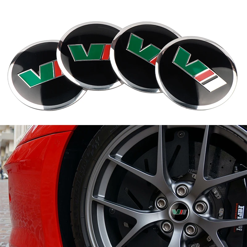 

Car Styling 4Pcs Wheel Center Hub Cap Stickers 56MM 3D New VII Logo Car Dust-Proof Hub Cap Decal For Skoda Car Accessories