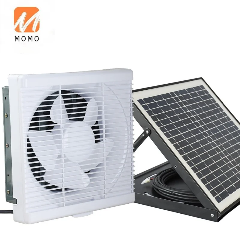 Solar wall exhaust fan plastic louver ventilation fan solar system power fan  Price consultation customer service - AliExpress