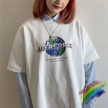 

320g Fabric Thick Oversized Summer Style ADERERROR T-Shirt Men Women 1:1 High Quality Couples Top Tees Ader Error T Shirt Men