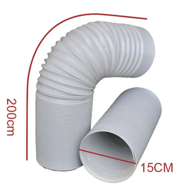 Гибкий кондиционер выхлопной трубы вентиляционного шланга воздуховода свободного расширения для портативного 130 мм 15 мм кондиционера
