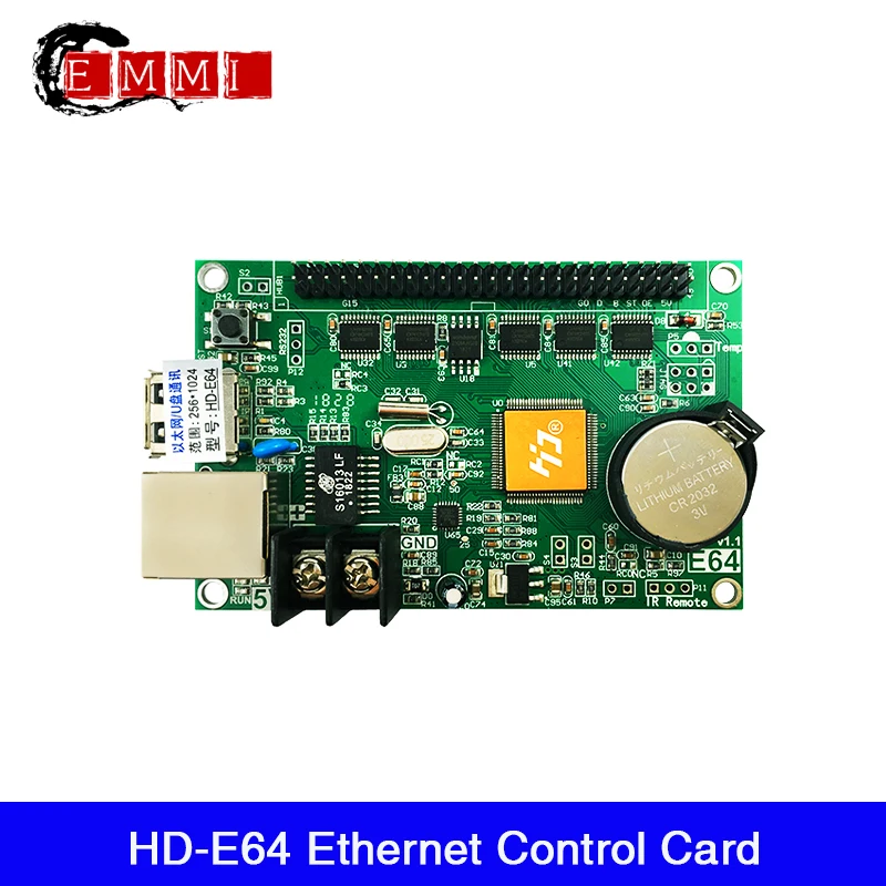 HD-E64 controller max support up to 32 gray level with one 50PIN port for commercial advertising led display