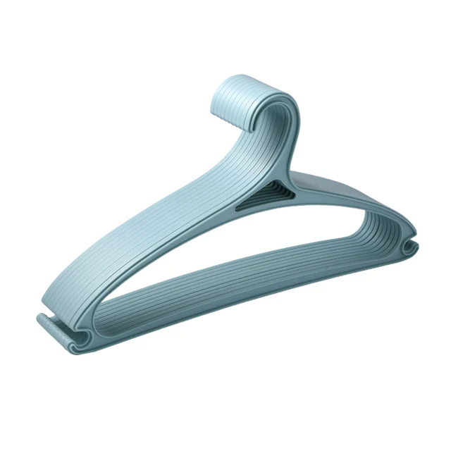 10Db/Csomagolás Műanyag Fogasok Antiskid Nem Jelöléssel Ellátott Szárító Ruhák Felnőtt És Gyermekek Tároló Ruhadarabok Számára - Image 5