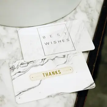 

GOLD STAMPING WHITE CARD GREETING CARD FOR GIFT THANK YOU CARDS