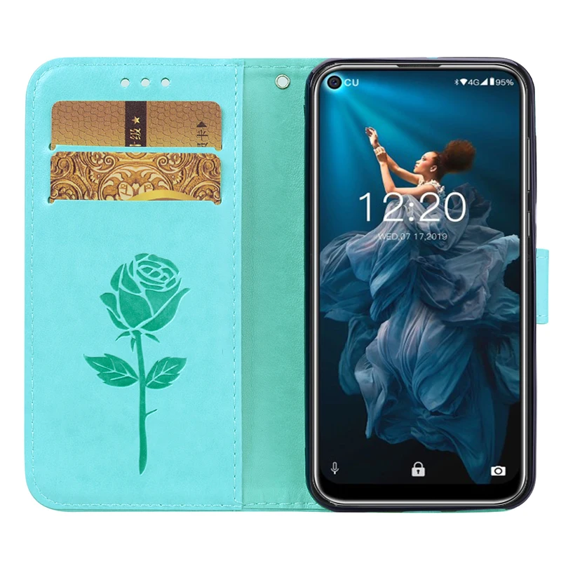 Кожаный чехол для телефона Funda Oukitel C17 Pro Funda кошелек флип чехол для Oukitel C17 Pro mt6763 6,3" силиконовый чехол