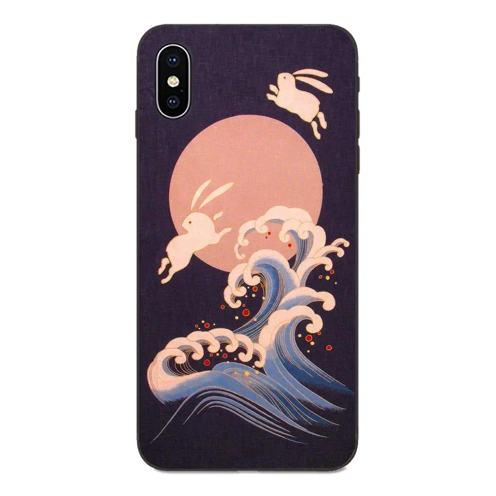 Полный волна канагава Японии для Galaxy A3 A5 A6 A6s A7 A8 A9 A10 A20E A30 A40 A50 A60 A70 A80 A90 плюс
