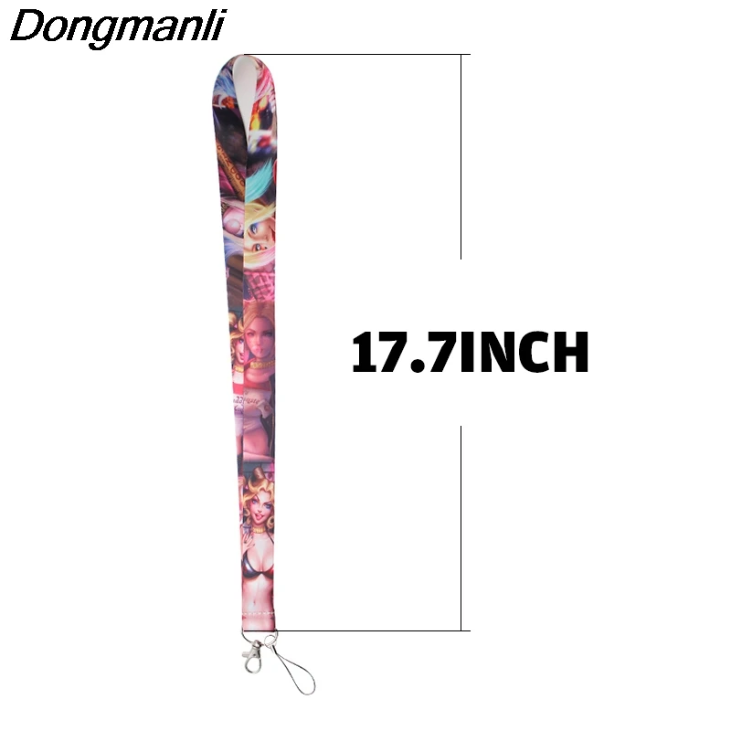 PC174 20 шт./лот отряд самоубийц шнур бейдж ID Lanyards/Мобильный телефон Веревка/ключ ремешок на шею Ремни Аксессуары