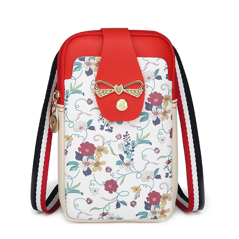 

Shell-Type Women's One-Shoulder Printed Phone Bag 2019 Autumn And Winter Korean-style New Style Shoulder Change Packet