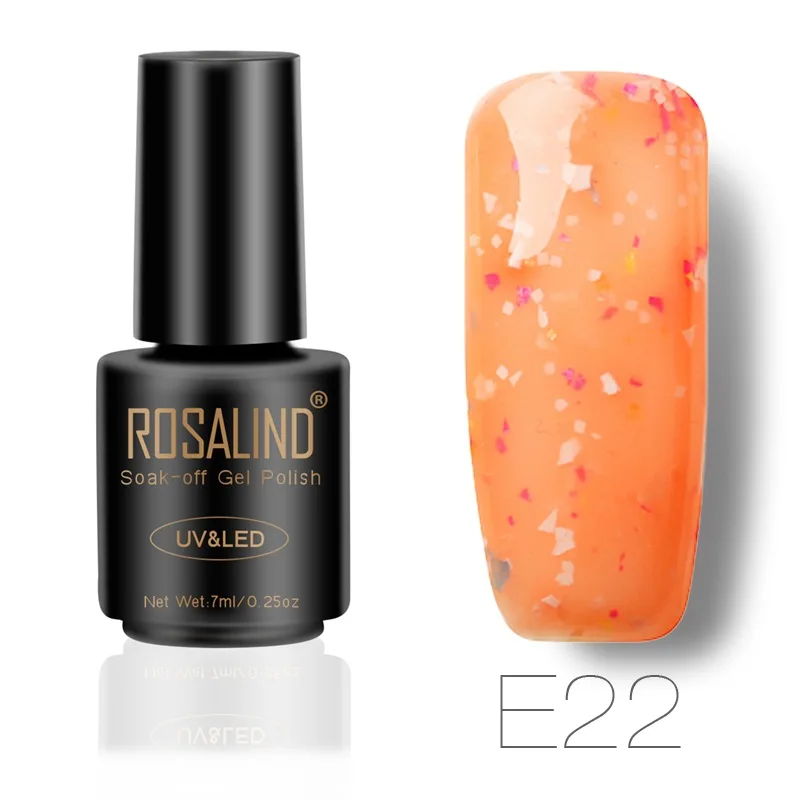 22 ROSALIND 7 мл УФ-Гель-лак для ногтей Набор для маникюра геллак Полупостоянный Гибридный лак для ногтей арт от Prime белый гель для ногтей TSLM2 - Цвет: 22