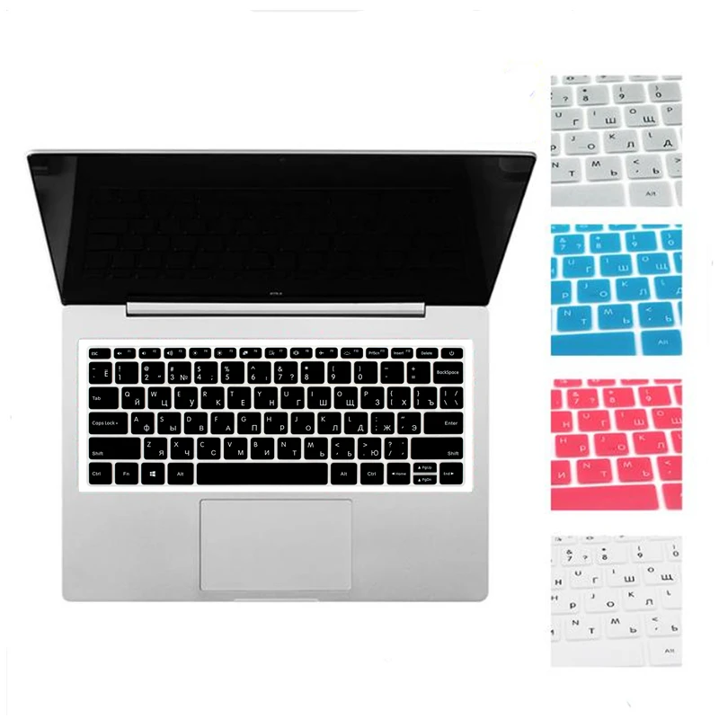 

Spanish/Russian Silicone Keyboard Cover for Xiaomi Mi Notebook Air 12.5 13.3 Pro 15.6 Sticker Protector Guard Protective Film