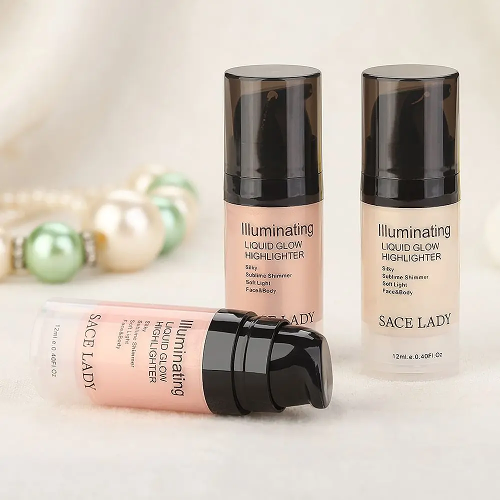SACE LADY Illuminator макияж хайлайтер крем для лица и тела Shimmer Make Up Liquid осветление профессиональный набор для свечения косметика