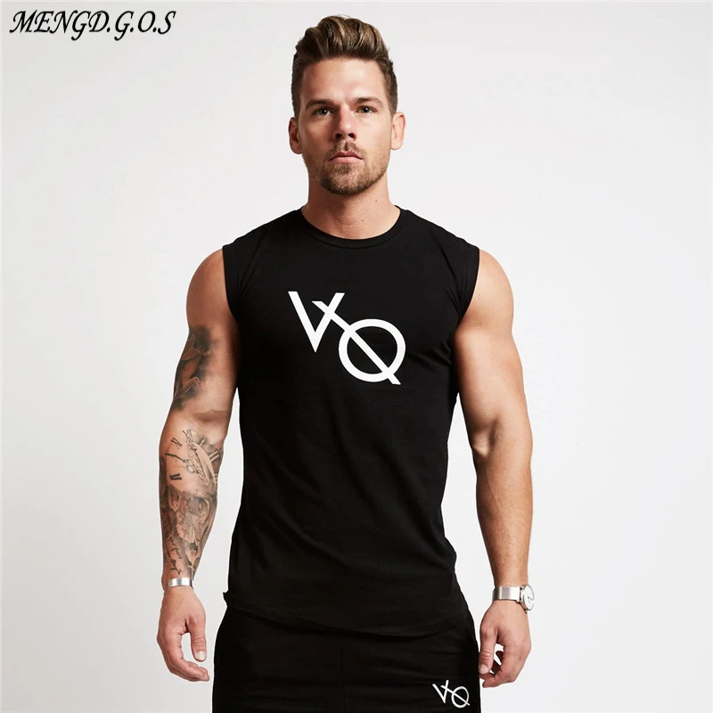

Summer hot sale fashion mens vest streetwear casual mens clothing jogger gym mens sportswear running workout tops