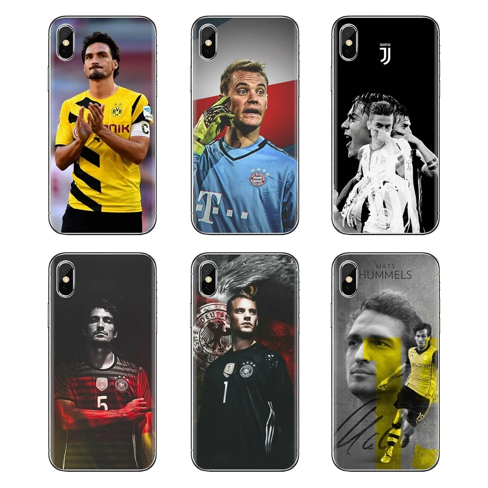 

Transparent Soft Cases Covers For Xiaomi Redmi 4A S2 Note 3 3S 4 4X 5 Plus 6 7 6A Pro Pocophone F1 Luka Modric Neuer Mats Dybala