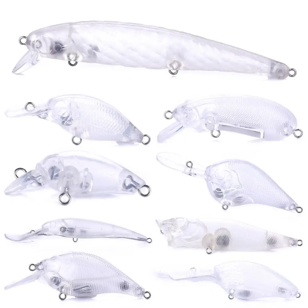 

9Pcs/Set Artificial Outdoor Fishing Bait Lure Crankbait DIY Fish Tackle Tools