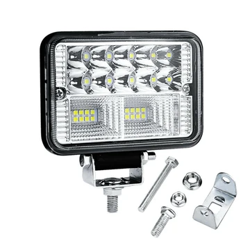 

Dustproof LED Work Light Flood Off-Road Tractor Shockproof 6000K White